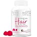Vegan Hair Vitamins Biotin Gummies | All Natural | with Coconut Oil | Extra Strength 5000 mcg - Hair Skin and Nails Vitamins for Women - Sugar Bear Hair Growth Supplements - Made in USA