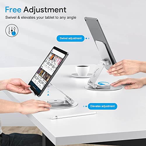 Tablet Ständer OMOTON mit 360° Drehfunktion und Winkelverstellung