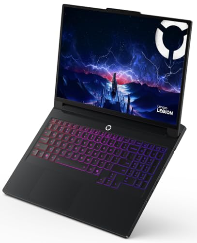 Image of Lenovo Legion Pro 7i Gen 10 Gaming Laptop 2026, 16 inch WQXGA OLED (2560 x 1600) 240Hz, 24-Core Intel Ultra 9 275HX, 32GB CSODIMM DDR5 RAM, 1TB PCIe Gen 5, NVIDIA RTX 5080 16GB GDDR7, Windows 11 Home