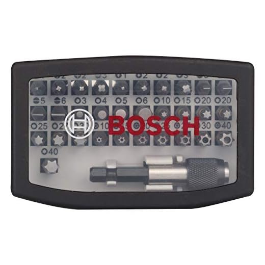 Bosch Professional 260925C148 Set De 32 Puntas De Atornillar Accesorio De Taladro Atornillador, Set De Puntas De Atornillador