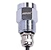 AGPtek Red 6 LED 1/2" NPT 12V 9W Underwater Boat Drain Plug Light Marine Lighting with Waterproof Connector for Fishing Swimming Diving