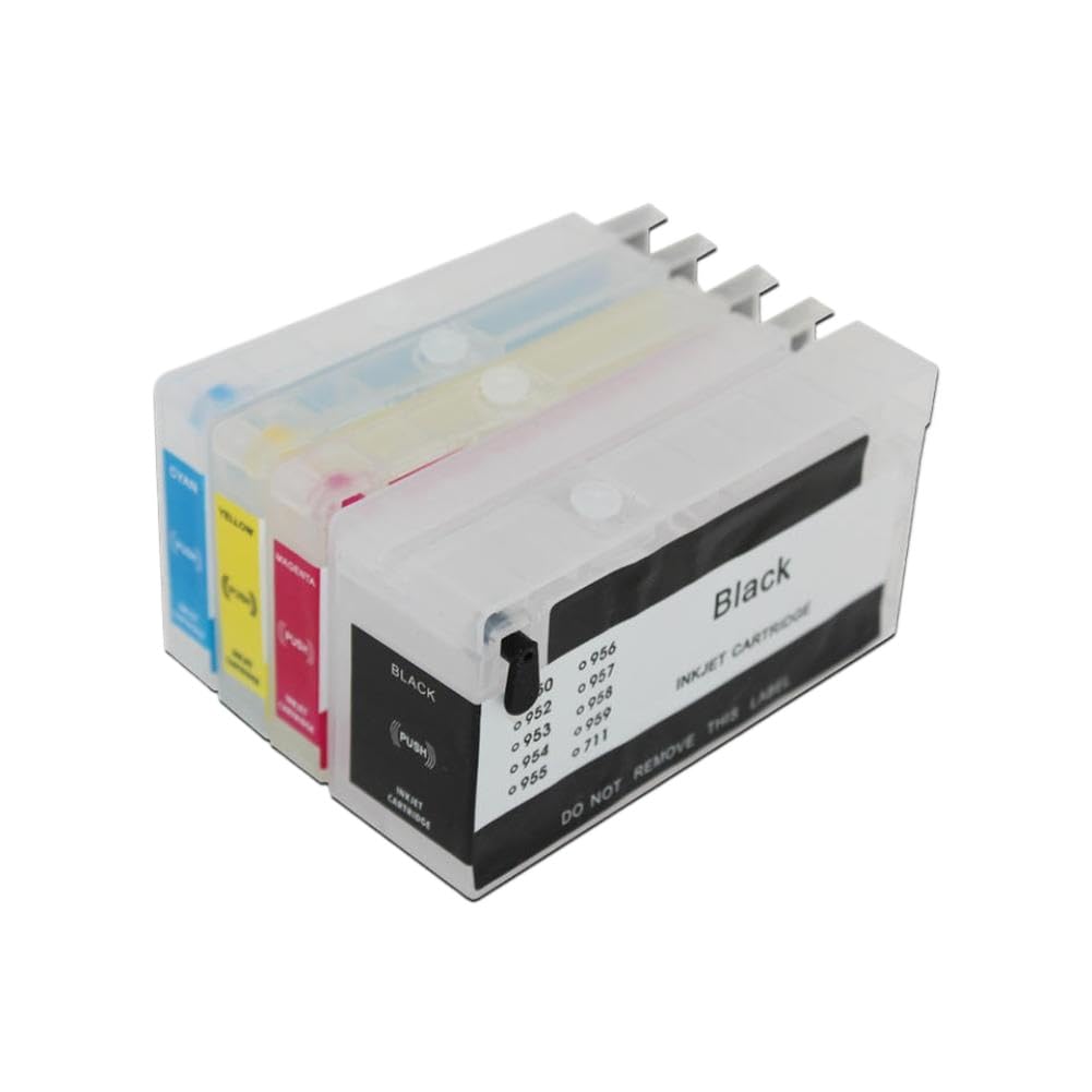 4PC 712XL Für 712 712xl Refill Tinte Patrone Kompatibel Mit Designjet T630 T650 T210 T230 T250 Drucker Mit Einweg chip