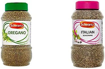 Schwartz Dried Oregano, Mediterranean Seasoning, 0.12 kg & for Chef Basil 145 g