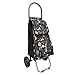 Produktbild LIYONG Zusammenklappbarer Einkaufswagen, Einkaufswagen Mit Rädern Zusammenklappbarer Einkaufswagen, Treppensteigewagen Gepäckwagen Mit Rädern Abnehmbarer Rucksack/Aufbewahrungstasche