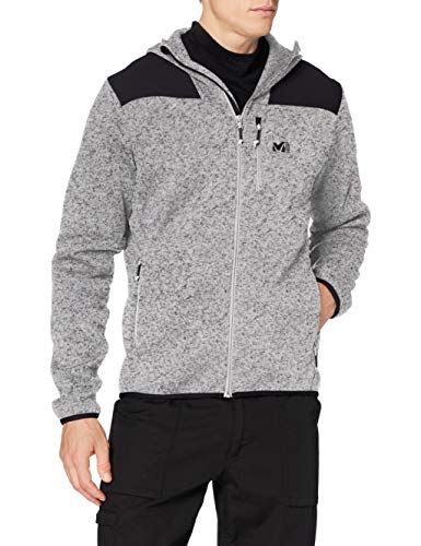 MILLET Tribeni Hoodie Dawn: Forro polar para hombre  talla XXL   color gris