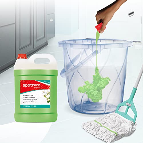 Image of Spotzero by Milton Disinfectant Floor Cleaner, 5 Litres, Jasmine | Surface Cleaner | Stain Removal