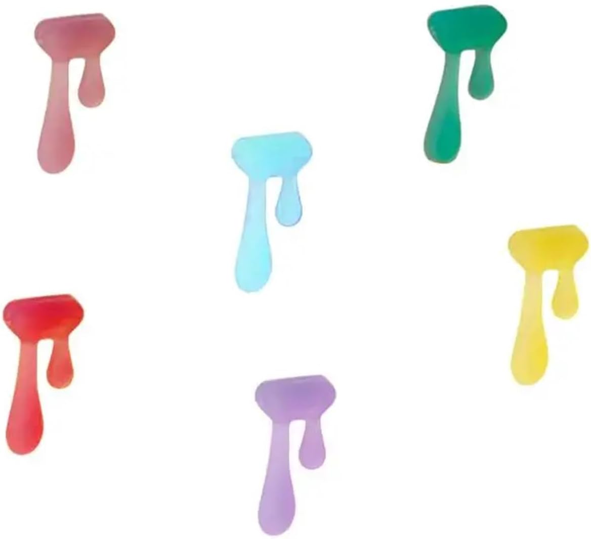 Wine Glass Markers 100pcs Glass Marker Cute Creative Silicone Water Drop Shape Reusable Cup Identifier Tag Tag