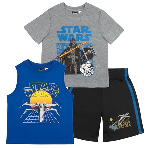 Ropa de STAR WARS para niños pequeños ideal para jugar en el parque en verano