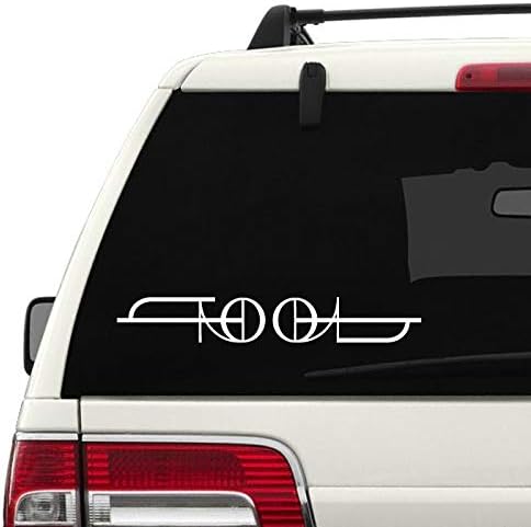Tool Logo Decal - White 8 Inch Sticker - 2019