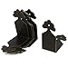 uxcell 8pcs Right Angle Furniture Edge Corner Protector Bracket Bronze Tone