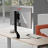 Duronic DM12D1 Monitor Arm Stand Low Profile, 17-30 inch Single LCD LED Desk Mount Bracket with Tilt and Swivel (Tilt +15°/-15°,Rotate 360°) (DM12D1) - Image 6