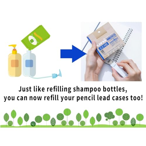 三菱鉛筆 Uni Smudge-Proof Lead Refill, Fine 0.5mm B, Sustainable Cardboard Bulk Packaging, Eco-Friendly Recyclable, Refills 4 Dispensers, Set of 2 (320 Pieces) - Thumbnail 4