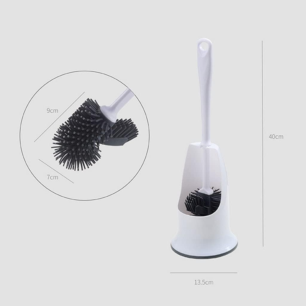 Toilet Brush and Bracket Toilet Brush Set Lower Edge Lip Brush and Bathroom Storage Rack Toilet Brush and Holder