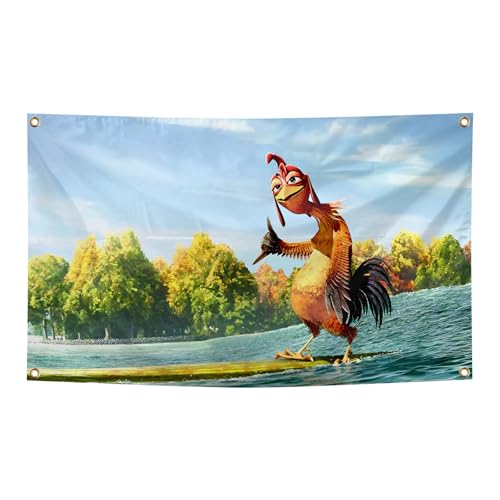 Chicken Flag 3x5 Feet Meme Funny Flag with Brass Grommets for Bedroom Living Room College Dorm Party Gifts