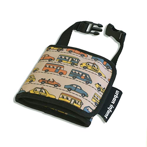 Urban Infant Kids Crayon Travel Case Carrier – Comes With Set Of 10 Non-Toxic Crayons And Draw Booklet – Toddler Activity – Easy Wallet-Style Close And Clipping Handles - Traffic #TOP1