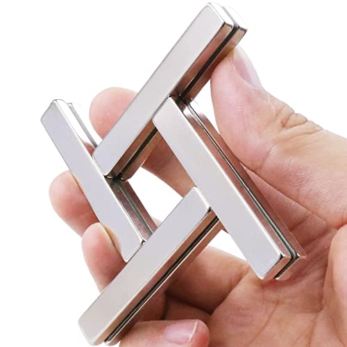 磁石 ネオジム磁石 強力磁石 棒磁石 超強力 マグネット マグネットバー 60x10x4mm 8個セット