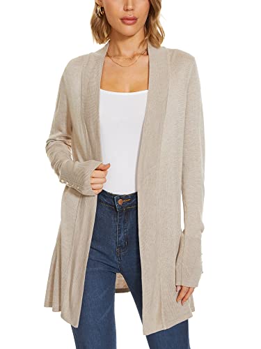 Image of Cardigan for Women Long Sleeve Cardigan Sweaters for Spring Fall