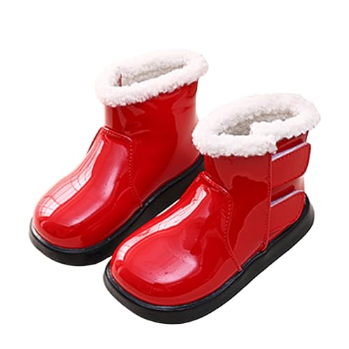 IWIHMIV Girls Ankle Boots Toddler Girls Winter Plus Boots Soft Soles Non Slip Lightweight Riding Shoes2