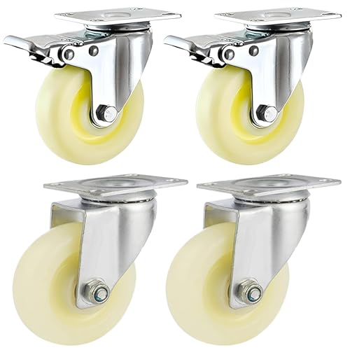 THOISEWELT® Heavy Duty Dual Beraing Industrial Caster Wheel ...