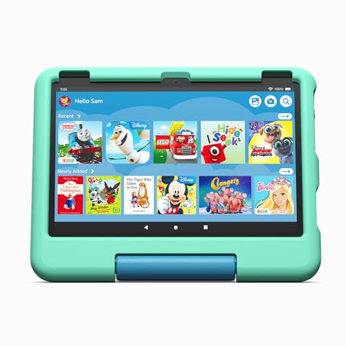 Amazon Kid-Proof Case for Fire HD 10 tablet | Only compatible with 13th generation tablet (2023 release), for ages 3–7, Green