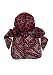 Superstitch x Wavebuilder Ultra Silky Premium Designer Durag for Men, Red and Black (Red Criss)