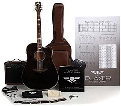 Keith Urban 50-piece Deluxe PLAYER Acoustic-Electric Guitar Package - Rich Black