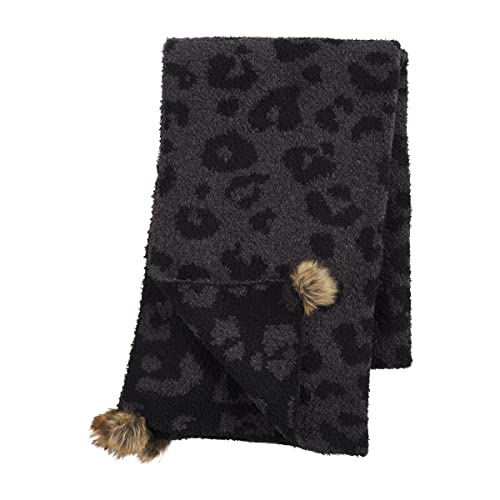 Mud Pie womens Leopard Chenille Womens Scarf