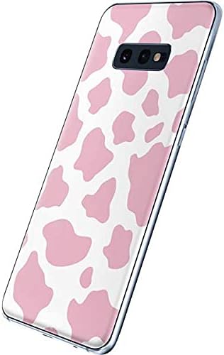Skinit Decal Phone Skin Compatible with Samsung Galaxy S10e - Originally Designed Pink Cow Print Design
