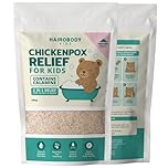 Chicken Pox Relief for Kids – Oatmeal Bath Soak for Chicken Pox & Itchy Skin | Colloidal Oatmeal Bath Soak | Mess-Free Chickenpox Treatment & Itch Relief for Children & Adults | 300g