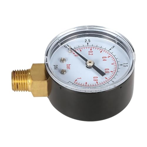 Manomètre de pression hydraulique TS-50-4bar à cadran de 50 mm