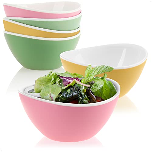 com-four® 6-teiliges Set Salatschüsseln - Kleine Schüsseln...