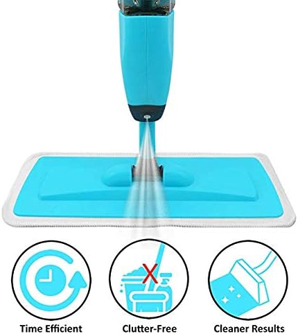 Spray Mop Strongest Heaviest Duty Mop - Best Floor Mop Easy To Use - 360 Spin Non Scratch Microfiber Mop With Integrated Sprayer - Includes Refillable 700ml Bottle & Reusable Microfiber Pads by Kray