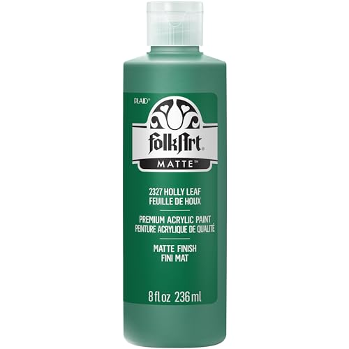 Image of FolkArt Acrylic Paint, 8oz, Holly Leaf