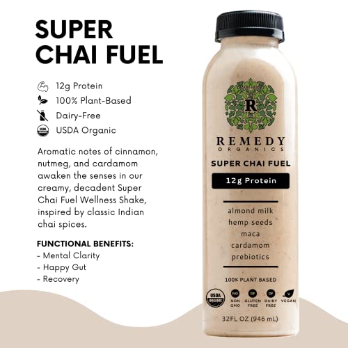 Remedy Organics Variety Assortment Case 10-Pack | Plant Based Protein Shakes, Ready To Drink | Usda Organic, Gluten Free, Dairy Free, Soy Free #TOP2