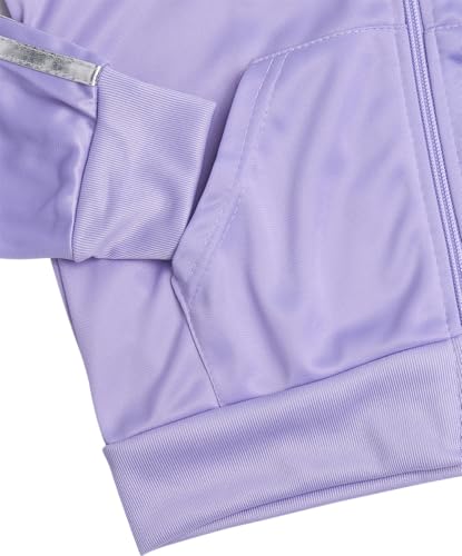 Angel Face Girls' Tracksuit Set - 2 Piece Tie Dye Tricot Zip Sweatshirt and Joggers (7-12)3