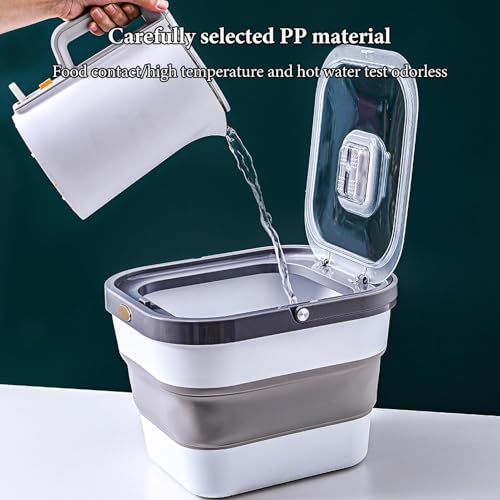 Rangement croquettes chien étanche bac pliable idéal pour la cuisine et les voyages - 8