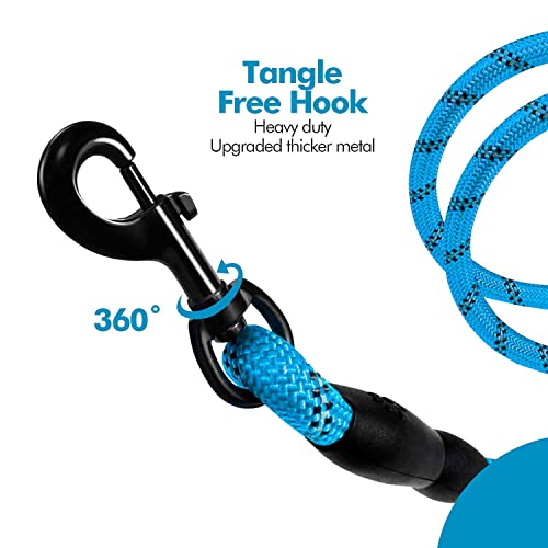 Miniatura 4 de Edipets, Correa Perro, Correas Para Perros, Para Cachorro, Pequeños, Medianos Y Grandes, 1,2 M, 1,5 M, 2,2 M, Correa Perro Adiestramiento 150 Cm, Azul