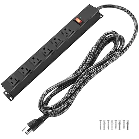 ANNQUAN 6 Outlet Metal Power Strip Cover