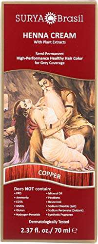 Surya Brasil Products Henna Cream, Copper, 2.37 Fluid Ounce