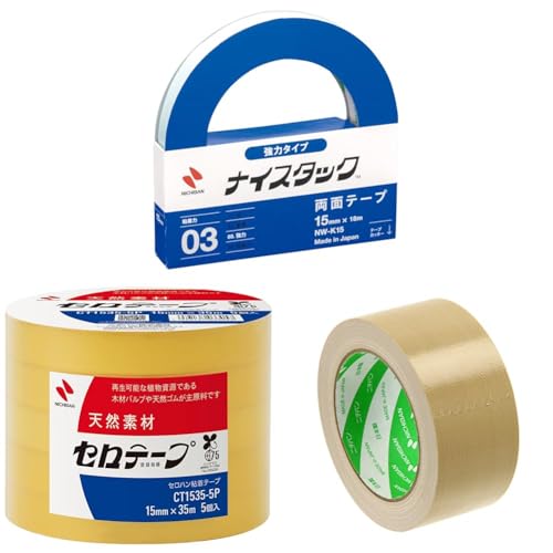 yZbgzj`o ʃe[v iCX^bN () 15mm×18m NW-K15 + j`o Ze[v 努 15mm×35m CT-15355P 5 + j`o ze[v 50mm×25m 121-50 y