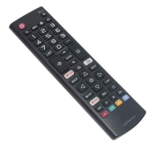 Replacement Remote Control Compatible for LG 32LM6300PLA 2018 2019 Smart LED TVs, Black, Medium - Image 2
