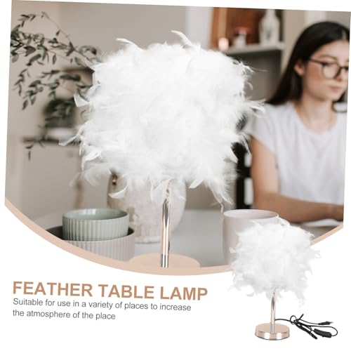 Lampe de table décorative Veemoon pour chambre à coucher et bureau élégant - 4