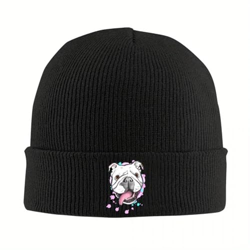 Bonnet en tricot personnalisé original pour passionné de chiens britanniques