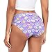 Dallonan Women's Underwear Brief Breathable Soft Knickers Colorful Donuts Cute Fashion Girl Print Medium