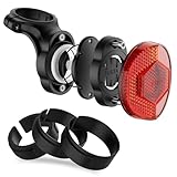 TUSITA 自転車マウント AirTag用 - 27.2mm 30.9mm 31.6mm シートポスト リアリフレクターホルダー Garmin Varia Radar対応 盗難防止 安全 隠れ型