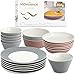 Produktbild Mövenpick Geschirrset 6 Personen  Tafelservice aus Porzellan  Spülmaschinen- und Mikrowellengeeignet  20tlg Teller Set