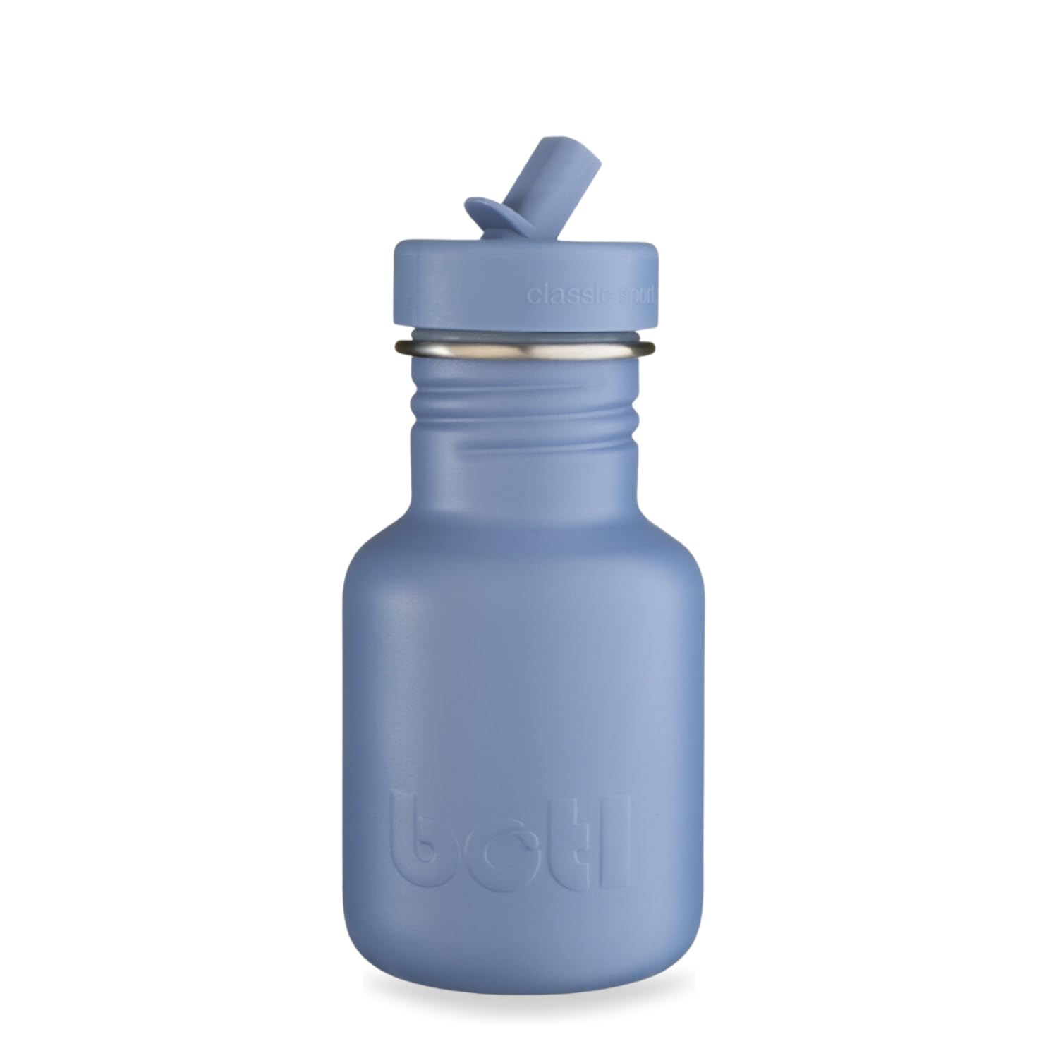 onegreenbottle – BOTL Tough Canteen Water Bottle with Sports Cap, Stainless Steel, Non-Insulated, Single-Skinned Eco Canteen, 350ml (Swipe Right)