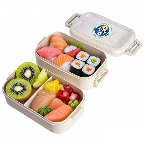 大分トリニータ お弁当箱 2段 ランチボックス 二層弁当ボック べんとう箱 お昼ケース 漏れ防止 長方形 大容量 仕切り付き おべんとう入れ おしゃれ かわいい 人気 軽量 携帯便利 アウトドア 通勤 通学 男女兼用 1個