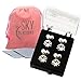 Magic Earring Backs - Lift, Support & Secure Your Earrings! 2 Pairs of Adjustable Hypoallergenic Lifters (Sterling Silver Plated & 18K Gold Plated) - Jewelry Pouch & Jewelry Polishing Cloths Included!