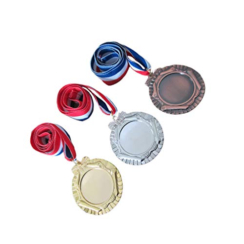 Medalhas de Prêmio da STOBOK, 3 Peças de Medalhas de Prêmio Olímpico, Medalhas de Prêmio de Bronze P